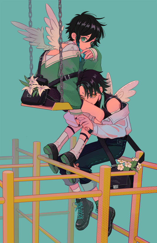 XIAOVEN| "Playground Angels" Print