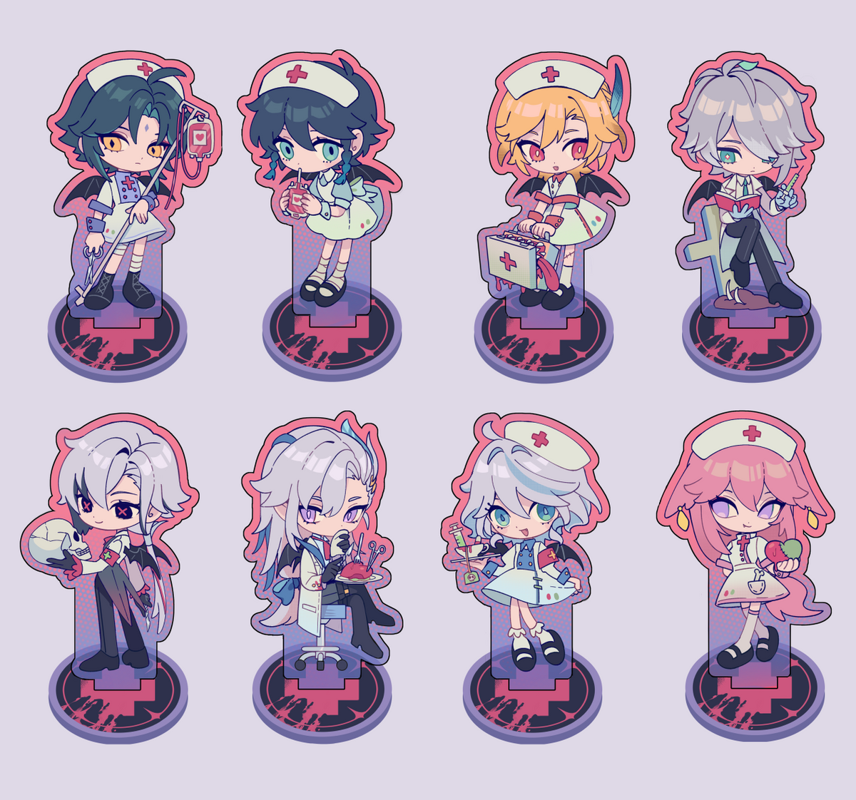 [Pre-order] GENSHIN | Vampire Clinic Mini Standee