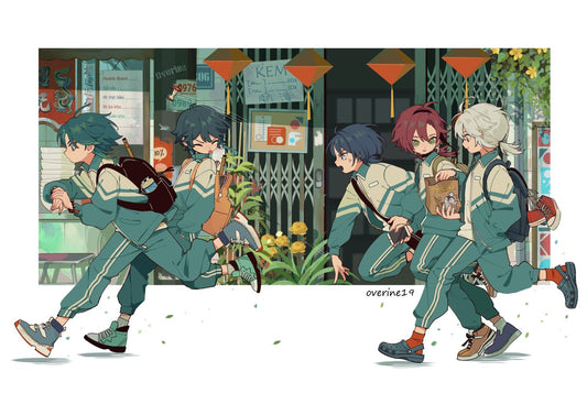 Anemo boys| "Late For School" Print