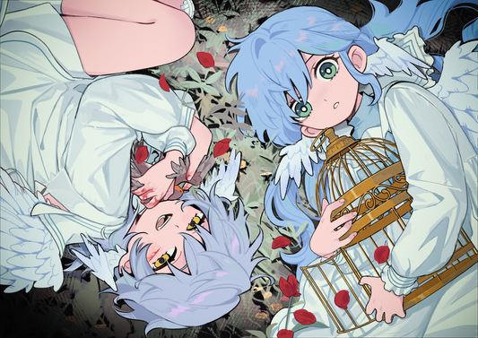 Honkai Star Rail |Sunday & Robin | "The Bird Does Not Sing At Night" Print