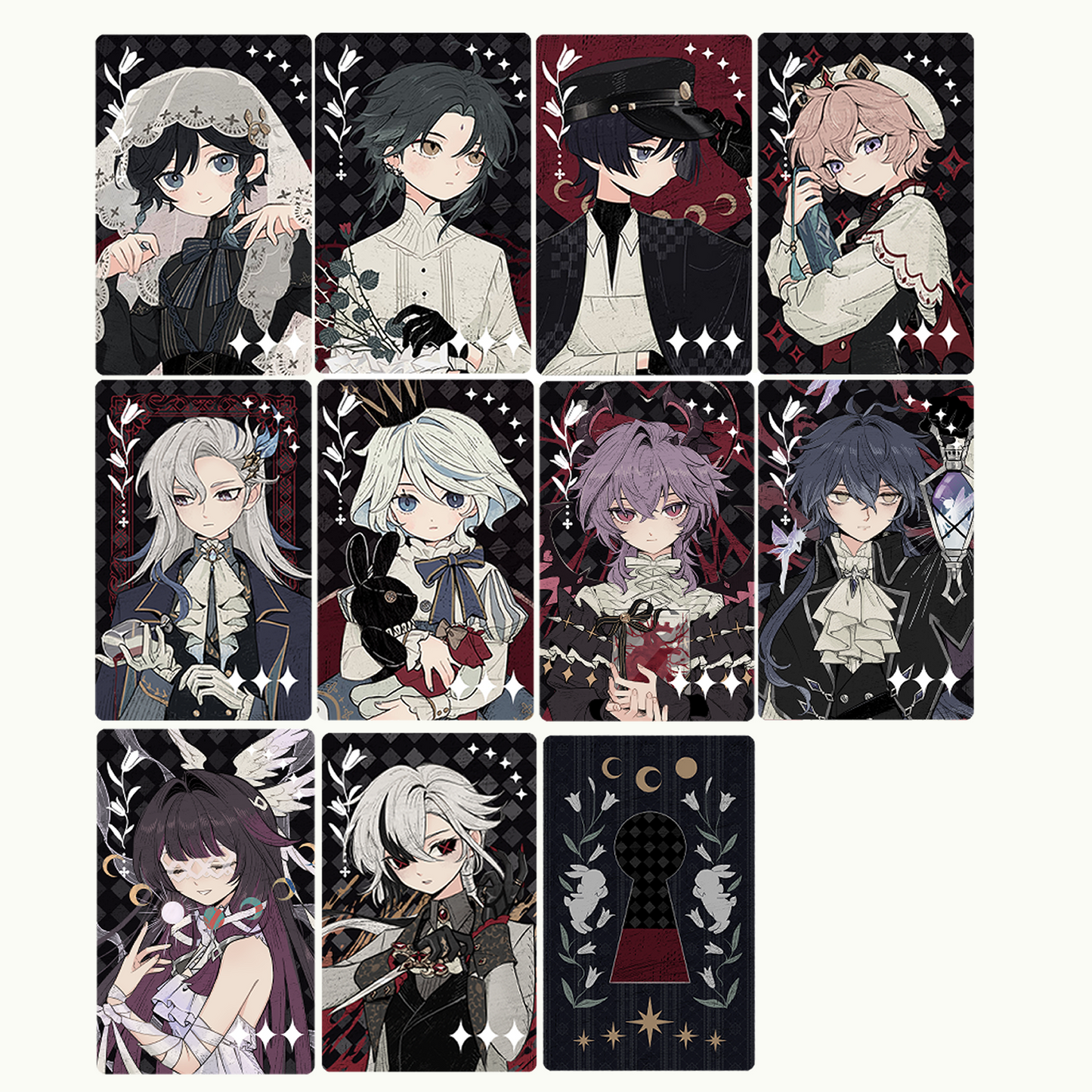 [Genshin] Silver foiled photocards