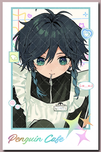 [GENSHIN] Penguin Cafe Card